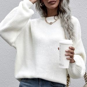 White Sweater Size 4 (SMALL) Brand New With Tags